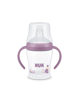 Nuk Perfect Match Hippo Εκπαιδευτικό Πλαστικό Ποτηράκι με Λαβές για 6m+ & Δείκτη Θερμοκρασίας 150ml