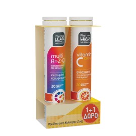 PharmaLead PROMO Multi A to Z + Q10 Συμπλήρωμα Διατροφής Πολυβιταμινών 20 Αναβράζοντα Δισκία - Vitamin C 1000mg 20 Αναβράζοντα Δισκία