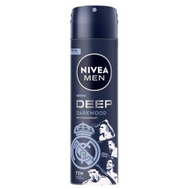 Nivea Men Deep Darkwood Ανδρικό Αποσμητικό Spray με 72 ώρες Προστασία 150ml