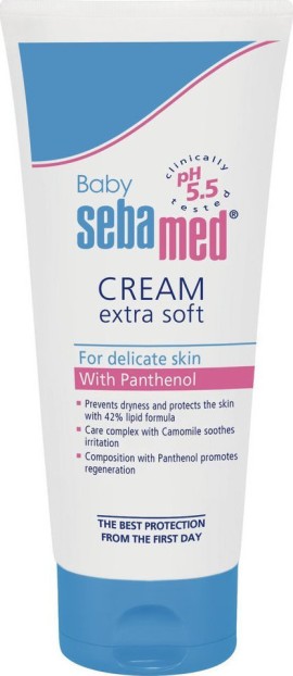 Sebamed Baby Cream Extra Soft Ενυδατική & Μαλακτική Φροντίδα στη 1η Βρεφική Ηλικία 200ml