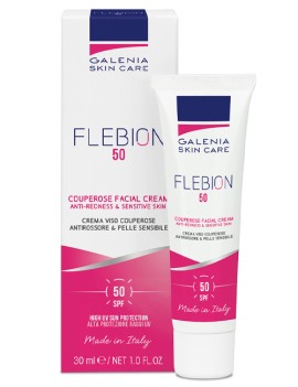 Galenia Skin Care Flebion SPF50 Αντηλιακή Κρέμα Προσώπου για τη Ροδόχρου Ακμή, την Ερυθρότητα & τις Ευρυαγγείες 30ml