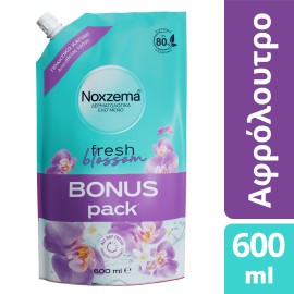Noxzema Fresh Blossom Ενυδατικό Αφρόλουτρο Refill 600ml