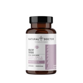 Natural Doctor Healthy Thyroid Συμπλήρωμα Διατροφής με Σελήνιο Συμβάλλει στη Φυσιολογική Λειτουργία του Θυρεοειδή 60 Φυτικές Κάψουλες