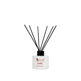 Aloe Colors Kourabies Reed Diffuser Αρωματικό Χώρου με Sticks Διάχυσης & Άρωμα Κουραμπιέ 125ml