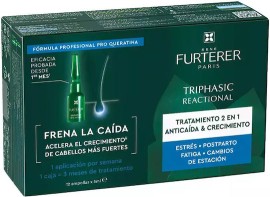 Rene Furterer Triphasic Reactional Anti Hair Loss Αγωγή Κατά της Τριχόπτωσης 12 Αμπούλες x 5ml