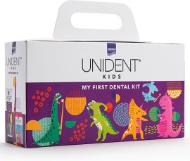 Intermed PROMO Unident Kids Toothpaste Οδοντόκρεμα με Φθόριο 1400ppm Τσιχλόφουσκα 50ml & Φθοριούχο Στοματικό Διάλυμα Τσιχλόφουσκα 100ml & Παιδική Οδοντόβουρτσα για 3 Ετών 1 Τεμάχιο