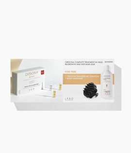 Labo PROMO Crescina Transdermic HFSC 500 Woman Αγωγή για Γυναίκες - Μεσαίο Στάδιο Αραίωσης 20 Φιαλίδια x 3.5ml - ΔΩΡΟ Crescina Shampoo 200ml - Συσκευή Μασάζ του Τριχωτού της Κεφαλής