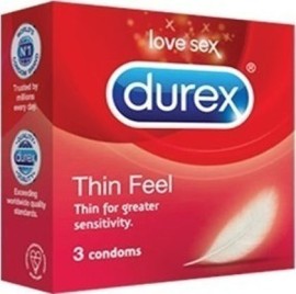 Durex Feel Thin Προφυλακτικά Πολύ Λεπτά 3 Τεμάχια