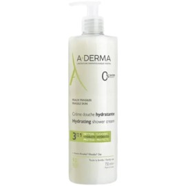 A-Derma Hydrating Shower Cream Αφρόλουτρο Για Ευαίσθητες Επιδερμίδες 750ml