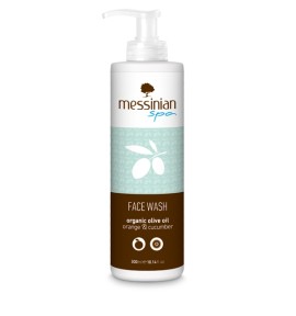 Messinian Spa Face Wash Orange & Cucumber Απαλό Καθαριστικό Προσώπου Πορτοκάλι Αγγούρι 300ml