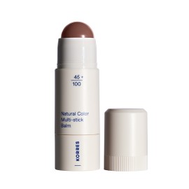 Korres Natural Color Multi Stick Balm 32 Muted Brown Ρουζ, Highlighter, Topper Χειλιών 4,5gr