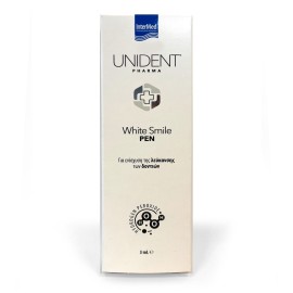 Intermed Unident Pharma White Smile Pen Λεπτόρρευστο Λευκαντικό Τζελ Δοντιών με Ενεργό Οξυγόνο 3ml