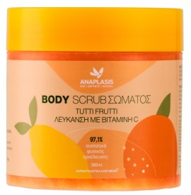 AnaPlasis Body Scrub Σώματος Tutti Frutti για Λεύκανση με Βιταμίνη C 380ml