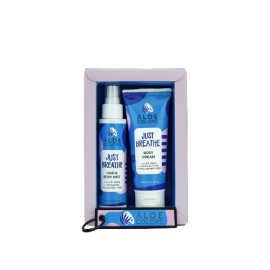 Aloe Colors Just Breathe Gift Set Body Cream Ενυδατική Κρέμα Σώματος 100ml - Hair & Body Mist Ενυδάτωσης για Μαλλιά - Σώμα 100ml - ΔΩΡΟ Μπρελόκ Πολύχρωμο