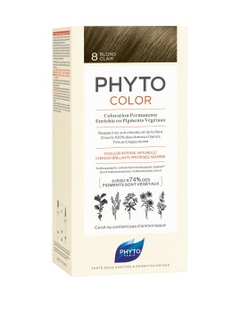 Phyto PhytoColor Μόνιμη Βαφή Μαλλιών No8 Ξανθό Ανοιχτό