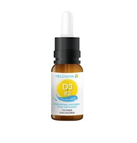 Helenvita Vitamin D3 - K2 Drops Συμπλήρωμα Διατροφής για Παιδιά από 4 Ετών και άνω σε Μορφή Σταγόνων 20ml