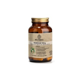 Bio Tonics Magnesium 720mg Muscle Cramb Συμβάλλει στη Μείωση των Μυϊκών Κραμπών & στην Ενίσχυση του Νευρικού Συστήματος 60 Κάψουλες