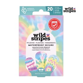 Wild Stripes Waterproof Rainbow Αυτοκόλλητα Αδιάβροχα Επιθέματα - Πολύχρωμα σε 3 Μεγέθη 20 Τεμάχια
