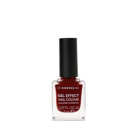 Korres Βερνίκι Νυχιών Gel Effect Nail Colour No59 Wine Red, 11ml