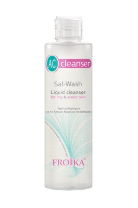 Froika AC Sal Wash Cleanser Υγρό Σαπούνι με Σαλικυλικό Οξύ 2% για Λιπαρές & με Τάση Ακμής Επιδερμίδες 200ml