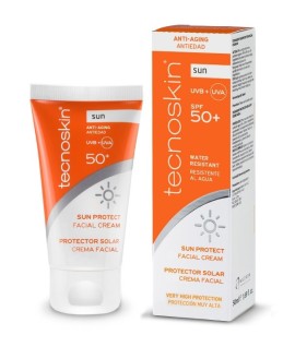 Tecnoskin Sun Protect Facial Cream SPF50+ Αντηλιακή Κρέμα Προσώπου, για όλες τις Επιδερμίδες 50ml