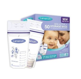 Lansinoh Σακουλάκια Αποθήκευσης Μητρικού Γάλακτος 50 Τεμάχια