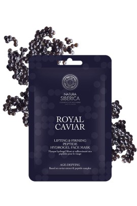 Natura Siberica Royal Caviar Lifting & Firming Peptide Hydrogel Face Mask Μάσκα με Σύμπλεγμα Πεπτιδίων για Ενίσχυση της Σφριγηλότητας​ 1 Τεμάχιο