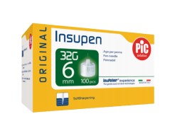 Pic Insupen Βελόνες Για Πένα Ινσουλίνης 32G x 6mm 100 Τεμάχια