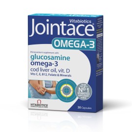 Vitabiotics Jointace Omega-3 για την Υγεία & την Ευλυγισία των Αρθρώσεων 30 Μαλακές Κάψουλες