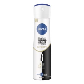 Nivea Black & White Invisible Silk Smooth Γυναικείο Αποσμητικό Spray 48ωρης Προστασίας 150ml