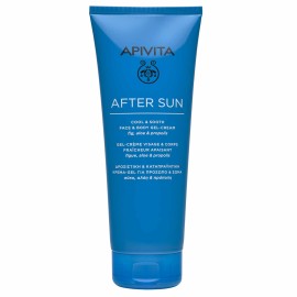 Apivita After Sun Cool Sooth Δροσιστική & Καταπραϋντική Κρέμα- Gel για Πρόσωπο & Σώμα 200ml