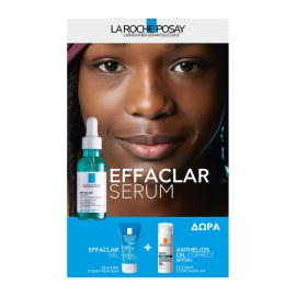 La Roche Posay PROMO Effaclar Serum, Ορός Κατά των Επίμονων Ατελειών 30ml & ΔΩΡΟ Effaclar Gel 50ml & Sample Αnthelios Oil Correct SPF50+ 3ml