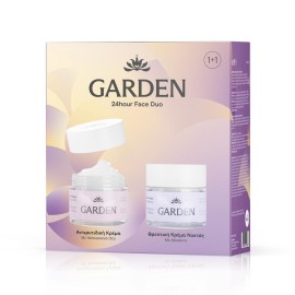 Garden PROMO Face Duo Set Θρεπτική Κρέμα Νυκτός 50ml & Αντιρυτιδική Κρέμα Προσώπου με Υαλουρονικό Οξύ 50ml