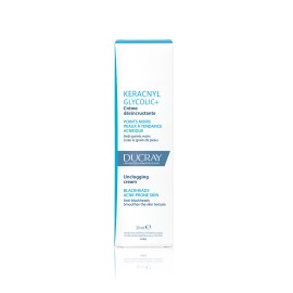 Ducray Keracnyl Glycolic+ Kρέμα Προσώπου για Δέρμα με Τάση Ακμής Σπυράκια & Μαύρα στίγματα 30ml