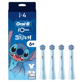 Oral B iO Kids Disney Stitch Ανταλλακτικές Κεφαλές Παιδικής Οδοντόβουρτσας για 6+ Ετών 4 Τεμάχια