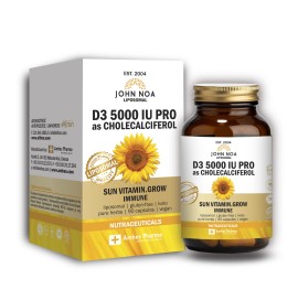 John Noa Liposomal D3 5000iu Pro as Cholecalciferol για το Ανοσοποιητικό Σύστημα 90 Κάψουλες