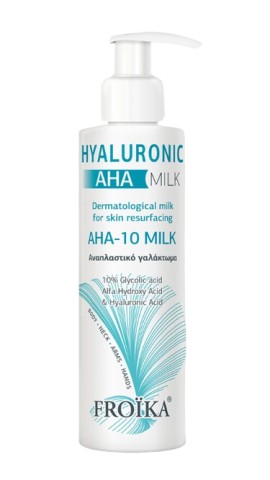 Froika Hyaluronic AHA 10 Milk Αναπλαστικό Γαλάκτωμα Προσώπου & Σώματος για Ξηρές Επιδερμίδες 125ml