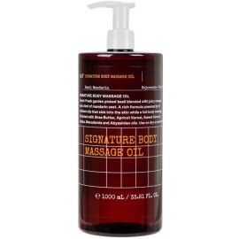 Korres Signature Body Massage Oil Basil Mandarin Πλούσιο Λάδι Σώματος με Άρωμα Φρεσκοκομμένου Βασιλικού & Μανταρίνι 1000ml με Αντλία