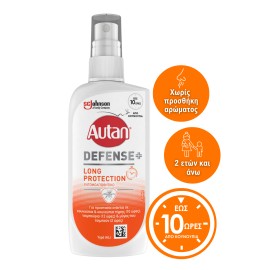 Autan Defense+ Long Protection Εντομοαπωθητική Lotion σε Μορφή Spray για Παιδιά άνω των 2 Ετών και Ενήλικες 100ml