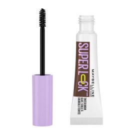 Maybelline Super Lock Brow Glue Deep Brown Gel Φρυδιών για Σταθερό Κράτημα 7ml