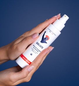 Goliate Hemp Massage Oil Βιολογικό Λάδι Κάνναβης για Αισθησιακό Μασάζ 100ml