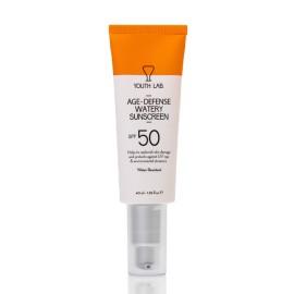 Youth Lab Age Defense Watery Sunscreen SPF50 Αντηλιακό Προσώπου Χωρίς Χρώμα 40ml