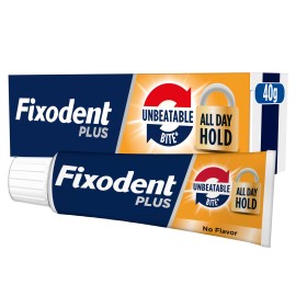 Fixodent Plus Strong Bite Στερεωτική Κρέμα για Ολικές & Μερικές Οδοντοστοιχίες 40gr