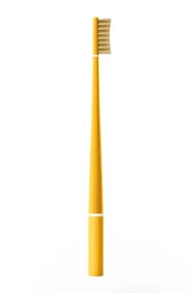 Piuma Vitamin C Medium Μέτρια Οδοντόβουρτσα Solar Yellow με Καθαριστή Γλώσσας Κίτρινο 1 Τεμάχιο