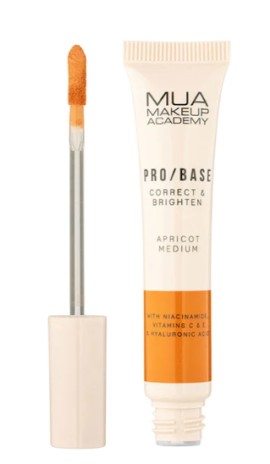 MUA Pro Base Correct & Brighten Apricot Medium Concealer για Σταρένιες Επιδερμίδες 10gr