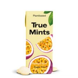 True Mints Passion Fruit Sugar Free Φυσικές Παστίλιες με Γεύση Φρούτα του Δάσους Χωρίς Ζάχαρη 13gr
