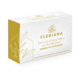 Power Health Fleriana Μπάρα Σαπούνι Ελαιολάδου με Κολλαγόνο Ιδανικό για το Πρόσωπο 100gr
