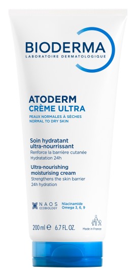 Bioderma Atoderm Ultra Nourishing Cream Ενυδατική Κρέμα Σώματος για Κανονικές - Ξηρές Επιδερμίδες για Όλη την Οικογένεια 200ml