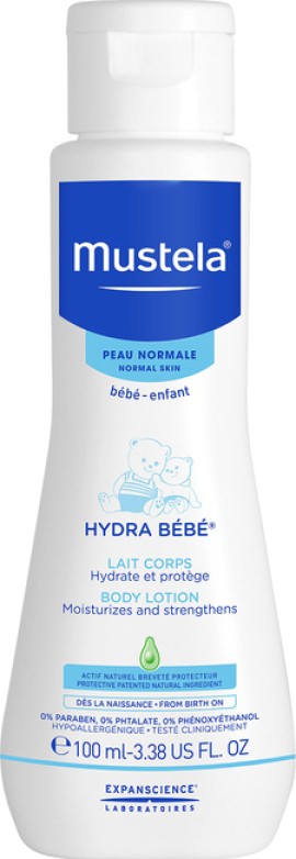 Mustela Hydra Bebe Lait Corps Βρεφικό Ενυδατικό Γαλάκτωμα Σώματος 100ml