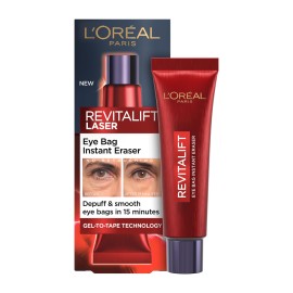 LOreal Paris Revitalift Laser Κρέμα Ματιών Ημέρας Eye Bag Eraser 15ml